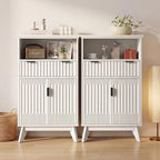 Fatmok Buffet Cabinet with Storage, Wood Buffet Sideboard Console Table - Image 5
