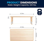 Flash Furniture Wren Adjustable Classroom Activity Table - Image 2