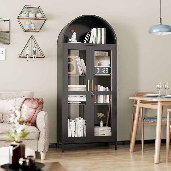 VEXPOR 73" Tall Arched Display Cabinet - Image 9