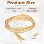 MECCANIXITY 7 Rolls Bamboo Strips - Image 2
