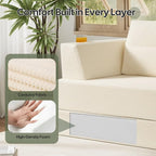 COMAX Futon Sofa Bed Queen, 4 in 1 Folding Boneless Sleeper Corduroy Couch - Image 6