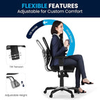 Flash Furniture Nicholas Mid-Back Swivel Desk Chair - Image 12