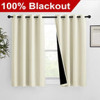 NICETOWN Warm Curtains for Winter, Bedroom Full Blackout Curtain Panels - Image 2