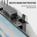 CABTE Adjustable Steel TV Top Shelf, Floating TV Stand, Universal Monitor Shelf - Image 3