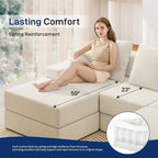 Living&Giving 101" U-Shaped Cloud Sectional Couch - Image 6
