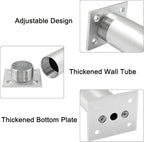 Set of 4 Aluminum Alloy Furniture Legs 4.7 Inch Height, 1.5 Inch Diameter - Image 4