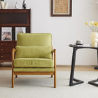 VINGLI Upgraded Premium Corduroy Accent Chair, Upholstered Arm Chair, Solid - Image 9
