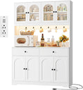 HIFIT 71" LED Kitchen Pantry Cabinet by HIFIT