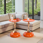 2-Pack Sleek Hourglass Side Table - Image 4