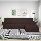 PureFit Stretch Sectional Couch Covers 2 pcs Non Slip L Shape Sofa Cover - Image 2