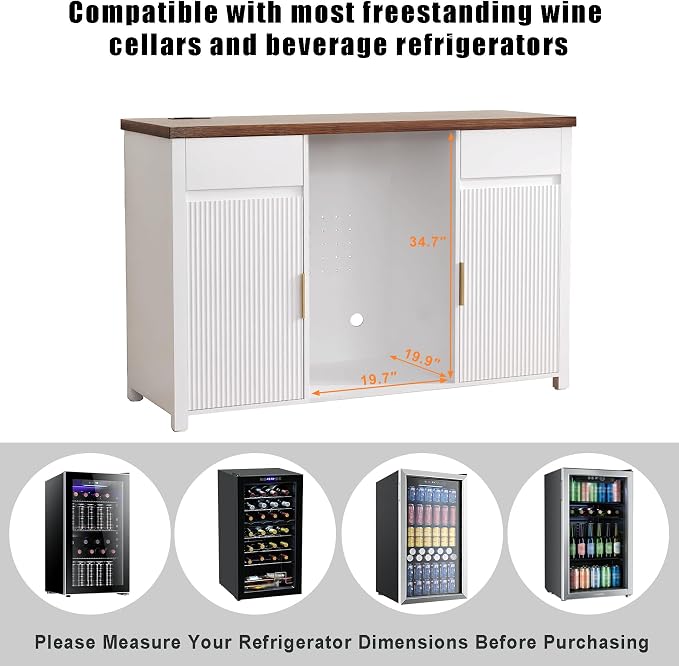 GDLF Large Coffee Bar Cabinet - Image 4