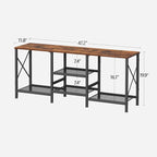JARHETUN TV Stand for 55 Inch TV, Entertainment Center - Image 3