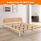 4 PCS Adjustable Bed Frame Support Legs, Frame Center Slats Heavy Support Leg - Image 5