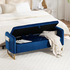 48" End of Bed Bench, Modern Storage Benches - Image 7