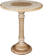 Lightnpro Carved Round End Table - Image 8