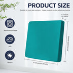 8Pcs Outdoor Cushion Covers, Elastic Patio Cushion Covers | Washable, - Image 2