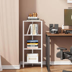 TUTOTAK Corner Shelf, 4-Tier Corner Bookshelf - Image 4