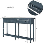 Merax Retro Console Table Sofa Table - Image 2