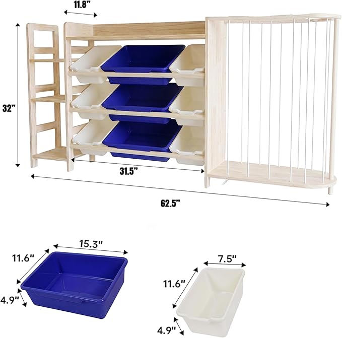 Amdermi Kids Toy Storage Organizer - Image 2