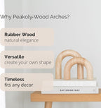 PEAKOLY Wood Arch Decorative Objects - Image 4