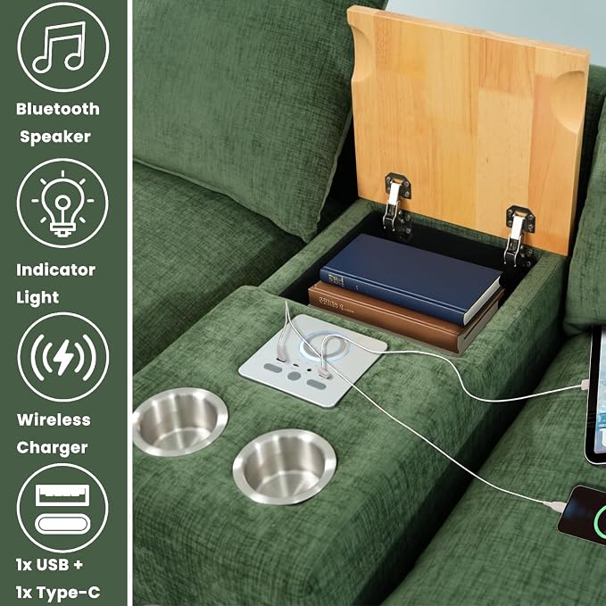Brelice Modular Sofa Console - Image 4