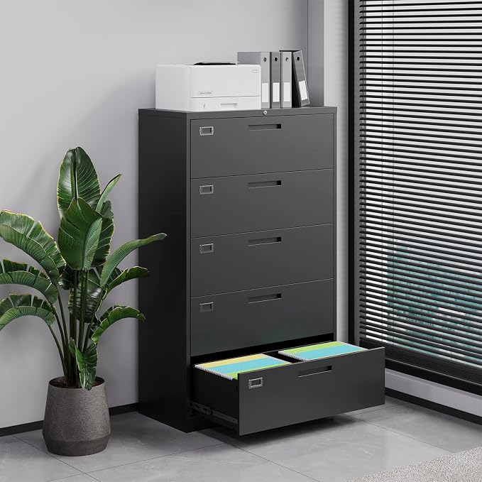 Letaya 5 Drawer File Cabinet - Image 2