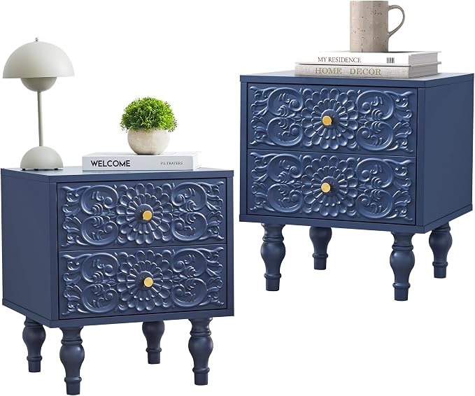 Nightstand, Farmhouse Bedside Table - Image 8