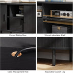 ONBRILL 86.6" TV Stand with Power Outlet - Image 5