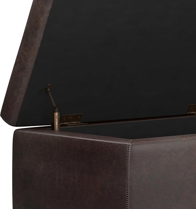 SIMPLIHOME Hamilton Storage Ottoman - Image 10