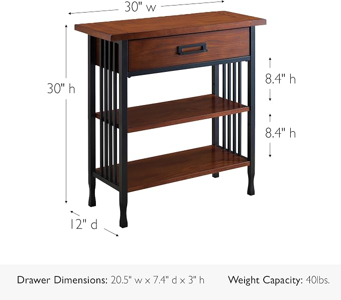Leick Home SINCE 1912 Ironcraft Foyer Bookcase - Image 3