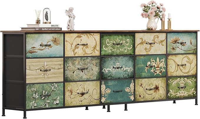 Tohomeor Dresser for Bedroom Chest of Drawers Fabric Dresser for Closet by Tohomeor
