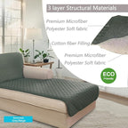 U-NICE HOME Sectional Couch Cover Chaise Lounge Cover, Pet Friendly, Elastic - Image 5