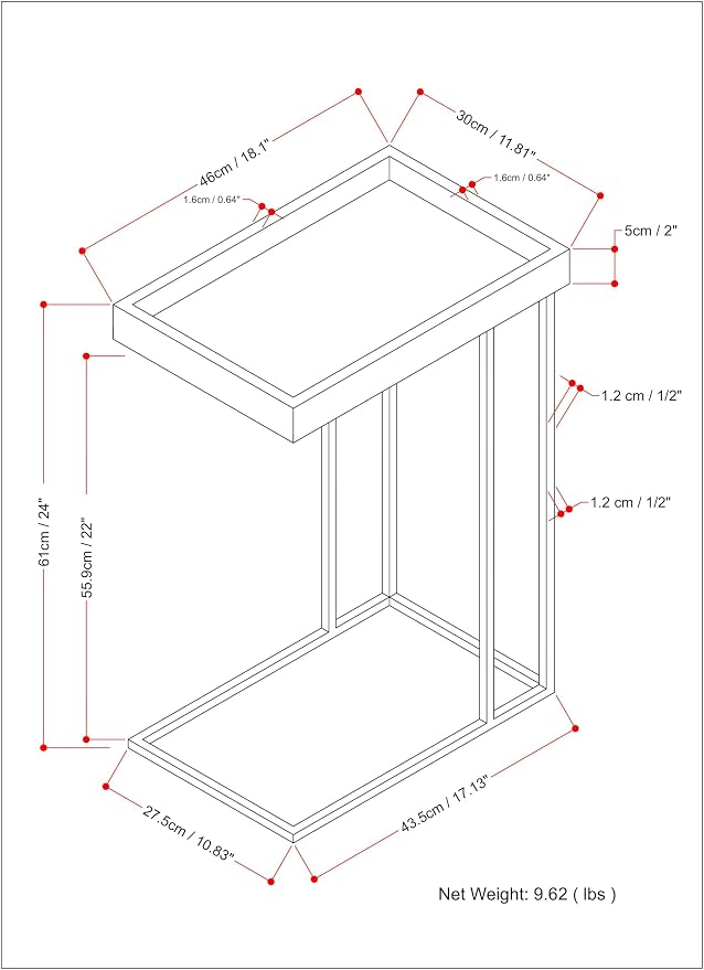 SIMPLIHOME Gallagher C Side Table - Image 3