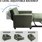 3 in 1 Convertible Sofa Bed，52.8" Pull Out Couch - Image 6