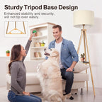OUTON Wood Tripod Floor Lamp - Image 6