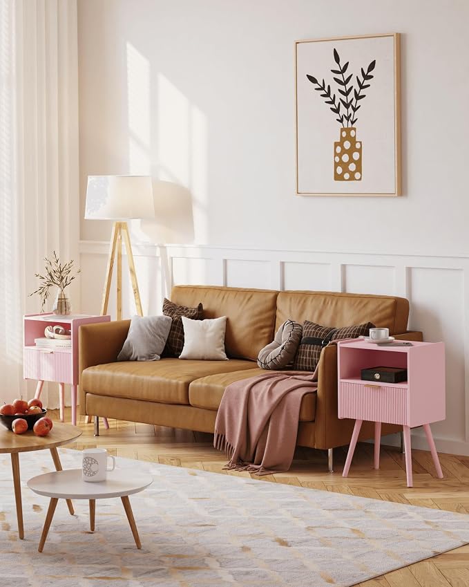 JOONEE Nightstand, Modern Bedside Table - Image 3