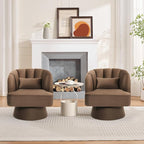 Garvee Ultra-Plush Swivel Accent Chair, 360° Barrel Lounge Chair - Image 6