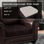 ANARACHON Leather Look Couch Cushion Covers Sofa Seat Slipcovers Sets Couches - Image 3