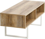 Household Essentials Jamestown TV Stand Coffee Table - Image 4