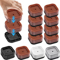 8 Pack Furniture Risers Adjustable Bed Risers Heavy Duty Lifts Height 1 or 2 by Unknown