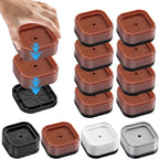 8 Pack Furniture Risers Adjustable Bed Risers Heavy Duty Lifts Height 1 or 2 by Unknown