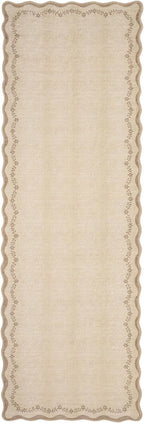 GarveeHome 2x6 Scalloped Washable Runner Rug Non Slip Hallway Kitchen Rug | - Image 8