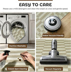 8x10 Washable Area Rugs for Living Room, Dining Room, Nursery- Beige | Ultra - Image 4