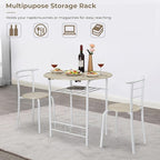 VINGLI 31.5" Drop Leaf Dining Table Set - Image 2