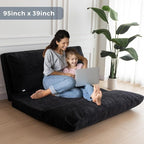 MAXYOYO Folding Sofa Bed, Extra Thick and Long Floor Sofa Convertible Sleeper - Image 3