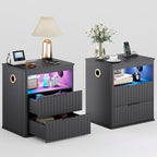 WOOVIVS Modern Nightstand Set of 2 by WOOVIVS