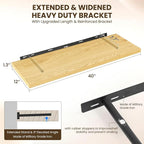 Dreamland 40" Floating Shelves for Wall, Wall-Mounted Shelves for Bedroom - Image 3