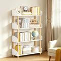 4-Tier Wooden Bookshelf, Modern Open Bookcase by OUTONLIFE