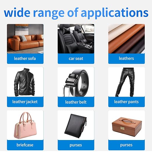 Leather Glue, Permanent，Adhesive Clear, Waterproof，for Sofas, Car Seats - Image 3