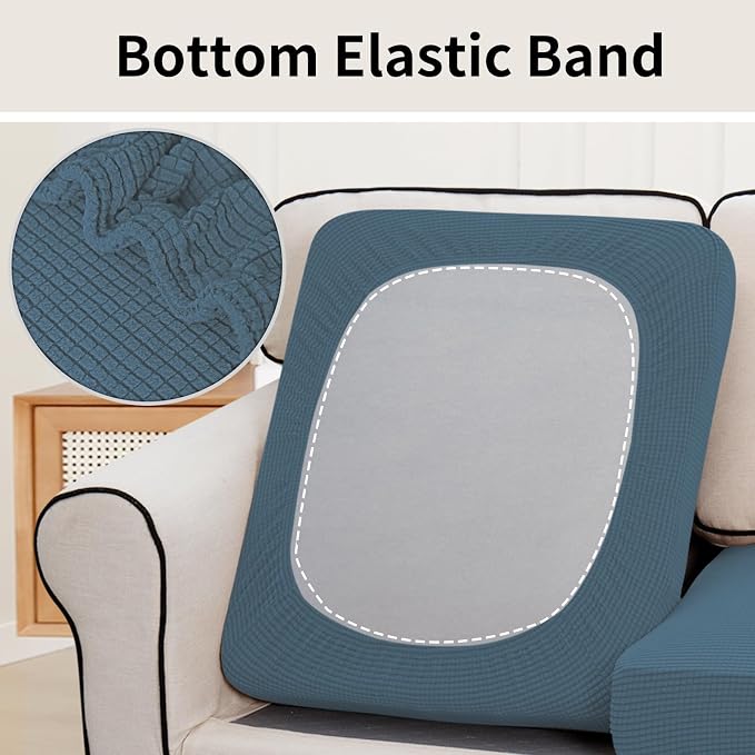 Easy-Going Stretch Individual Couch Cushion Cover Sofa Seat Furniture Protector - Image 4